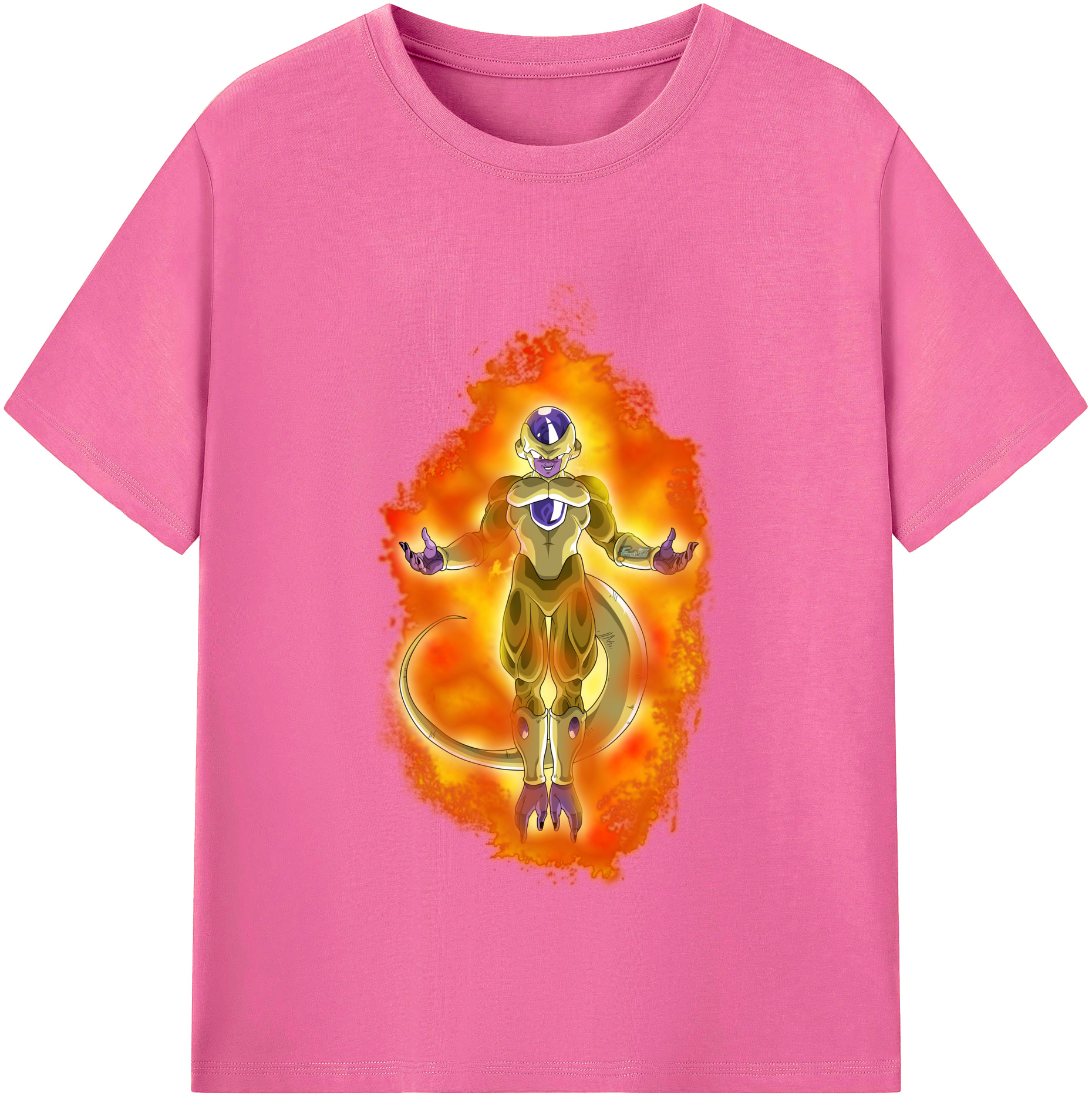 （画像用） ドラゴンボール フリーザ DRAGON BALL Frieza レディースカジュアルプリントTシャツ（綿100％）